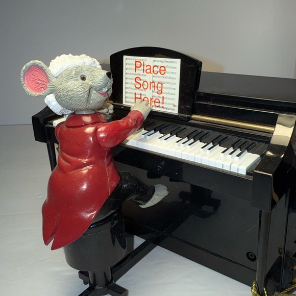 2006 Mr. Christmas Magical Maestro Mouse Musical Piano With Sheet Music *read* - Picture 2 of 11